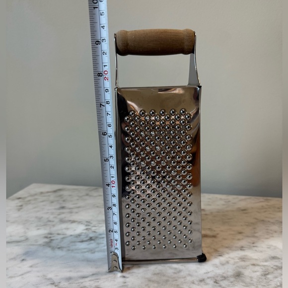 Hearth & Hand Stainless steel cheese grater with acacia handle - Picture 11 of 12